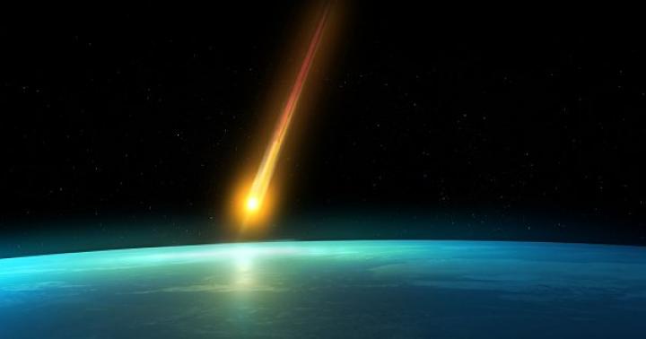 Последствия падения на землю метеоритов различного диаметра